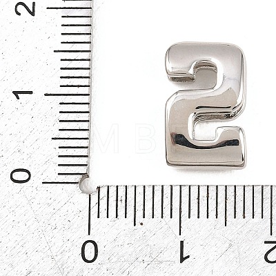 Number 5 Brass Beads KK-B167-B167-26P-05-1