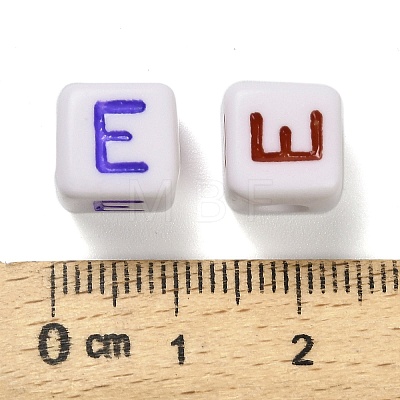 Opaque Acrylic Beads OACR-I022-01E-1