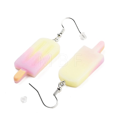 3 Styles Summer Flower & Ice Lolly & Drink Acrylic Dangle Earring Sets for Women EJEW-F336-01D-1