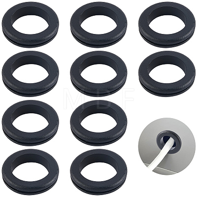 12Pcs Rubber Environmental Protection Two-sided Protective Coil FIND-CN0002-58A-1