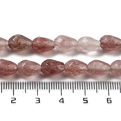 Natural Strawberry Quartz Beads Strands G-P520-B11-01-1