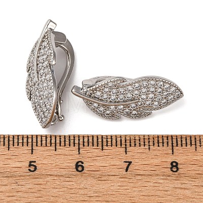 Brass Micro Pave Cubic Zirconia Pendant Bails KK-D378-15P-1