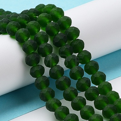 Transparent Glass Beads Strands EGLA-A034-T6mm-MD24-1