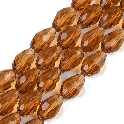 Transparent Glass Beads Strands EGLA-N013-T10mm-D16-1