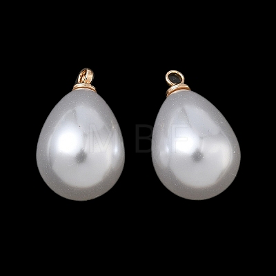 ABS Plastic Pearl Pendants FIND-Z105-03H-01G-1