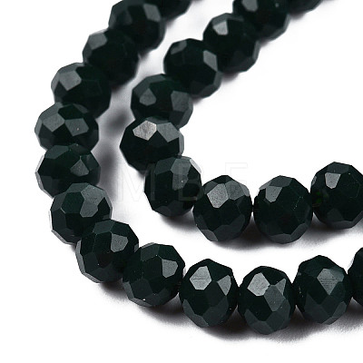 Opaque Solid Color Glass Beads Strands EGLA-A034-P3mm-D12-1