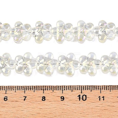 Electroplate Glass Beads Strands EGLA-T028-02D-1