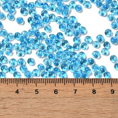 Transparent Colours Glass Seed Beads SEED-P006-02A-08-1