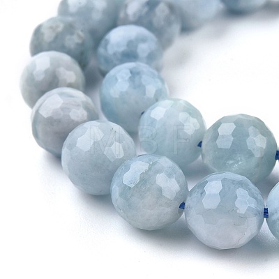 Natural Aquamarine Beads Strands G-L478-21-02-1