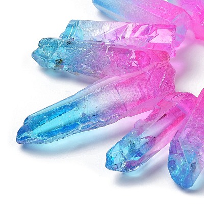 Natural Quartz Crystal Beads Strands G-K191-01D-1