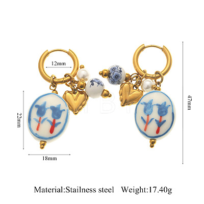 304 Stainless Steel Hoop Earrings WG0CE7F-02-1