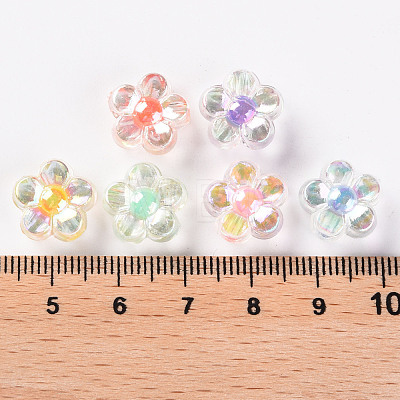 Transparent Acrylic Beads TACR-S152-06B-1