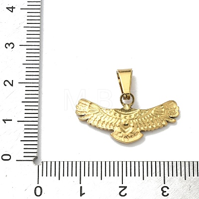 304 Stainless Steel Pendants STAS-F336-01B-G-1