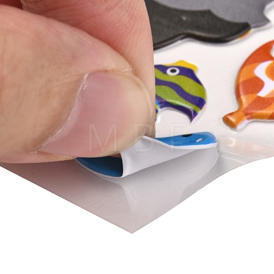 3D Cartoon PVC Bubble Stickers DIY-A016-01C-1