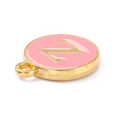 Golden Plated Alloy Enamel Charms X-ENAM-Q437-14Z-1