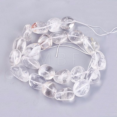 Natural Quartz Crystal Beads Strands X-G-I201-C-1