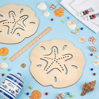 2Pcs Plywood Wall Decoration DIY-BC0017-87-1