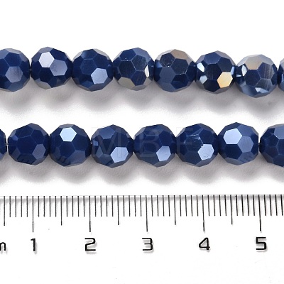 Opaque Glass Beads Stands EGLA-A035-P8mm-B09-1