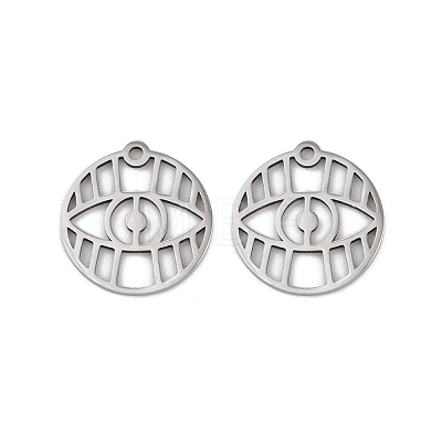 201 Stainless Steel Pendants LS-STAS-U052-02C-P-1
