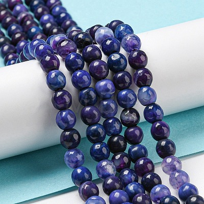 Natural Agate Beads Strands G-C082-A01-20-1