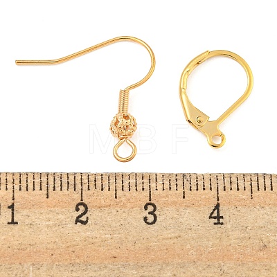 Brass Earring Hooks KK-XCP0001-80-1