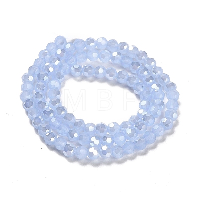 Imitation Jade Glass Beads Stands EGLA-A035-J4mm-B03-1