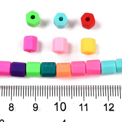 Handmade Polymer Clay Beads Strands CLAY-T021-02-1