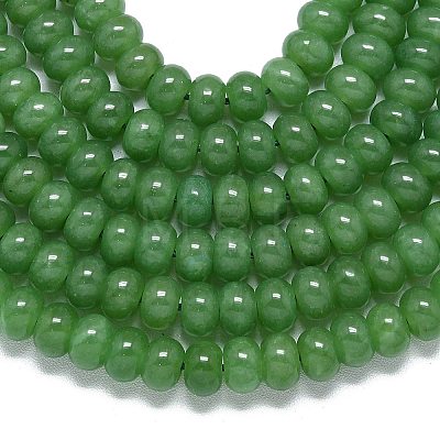 Natural Malaysia Jade Beads Strands G-B165-G01-5x8mm-16-1