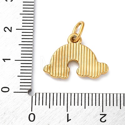 304 Stainless Steel Enamel Pendants STAS-I331-05G-02-1