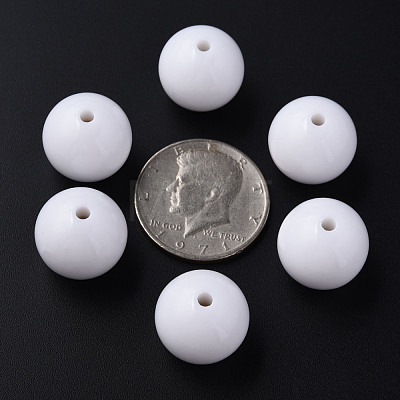 Opaque Acrylic Beads MACR-S370-C20mm-01-1