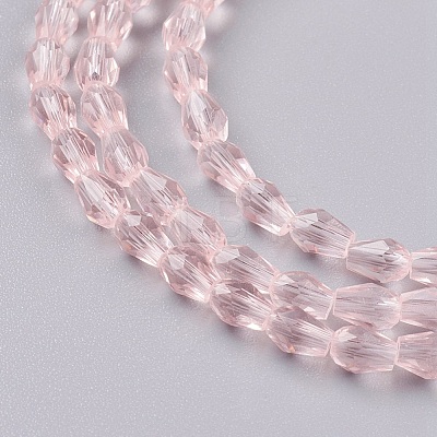 Faceted Glass Beads Strands GLAA-A036-F07-1