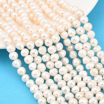 Natural Cultured Freshwater Pearl Beads Strands PEAR-D003-01C-04-1