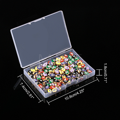 Double-Sided Enamel Alloy Beads ENAM-NB0001-32-RS-1
