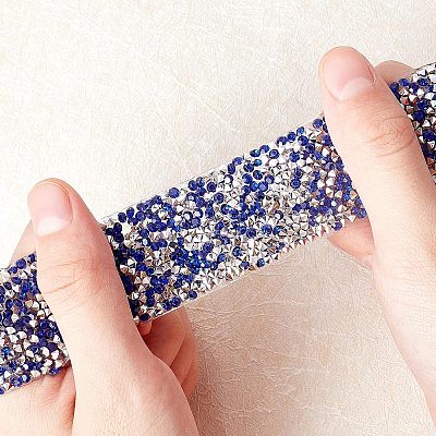 Glitter Resin Hotfix Rhinestone DIY-FG0001-51-1