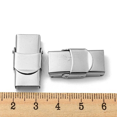 201 Stainless Steel Watch Band Clasps STAS-C006-1-02-1