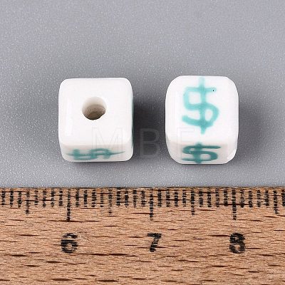 Handmade Porcelain Beads PORC-N012-13C-1