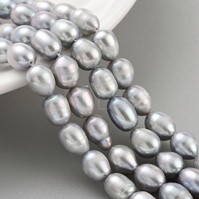 Natural Cultured Freshwater Pearl Beads Strands PEAR-P062-10D-1