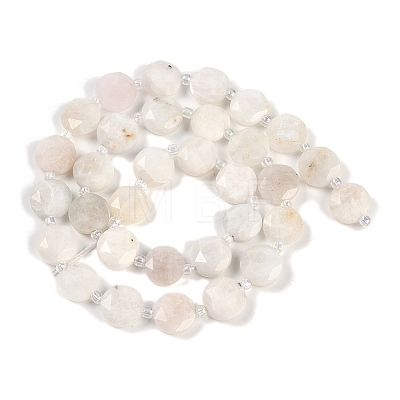 Natural White Moonstone Beads Strands G-C116-A15-01B-1