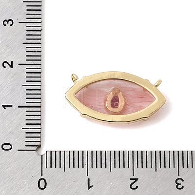 Cherry Quartz Glass Pendants KK-C255-22G-04-1