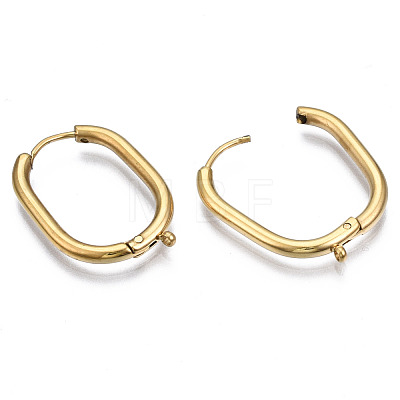 316 Surgical Stainless Steel Hoop Earrings Findings STAS-N097-055LG-1