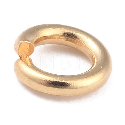 Rack Plating Brass Jump Rings KK-O139-18L-G-1