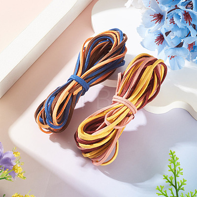 2 Bundles Faux Suede Cord Sets LW-TA0001-08B-1