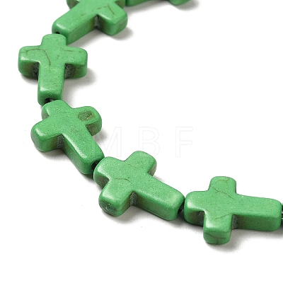 Synthetic Turquoise Dyed Beads Strands G-P507-06F-1
