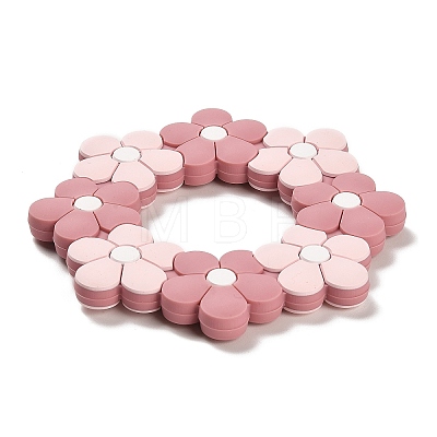 Flower Silicone Focal Beads SIL-R145-01B-1