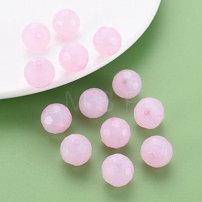 Imitation Jelly Acrylic Beads MACR-S373-97C-E010-1