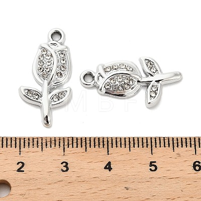 Alloy Crystal Pendants FIND-I043-03P-1