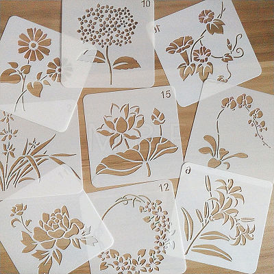 PET Plastic Drawing Painting Stencils Templates DRAW-PW0001-235D-1