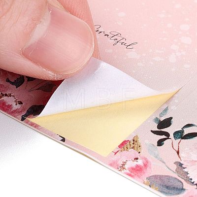 Self-Adhesive Paper Gift Tag Stickers DIY-P049-E03-1