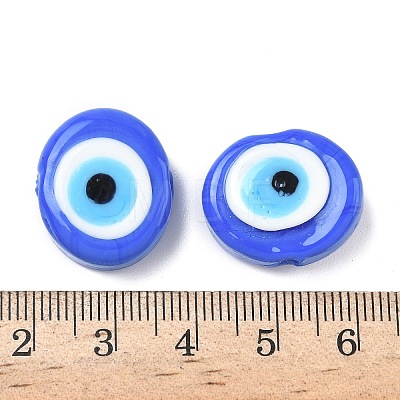 Handmade Evil Eye Lampwork Beads LAMP-G168-02-1