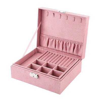 Velvet & Wood Jewelry Boxes VBOX-I001-02A-1